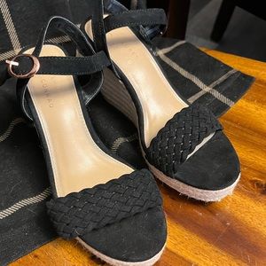 Black Sandal Wedge